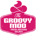 The Groovy Moo Logo Vector