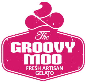 The Groovy Moo Logo Vector