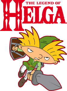 The Legend Of Helga Logo Vector