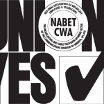 UNION YES NABET CWA Logo Vector