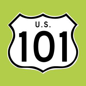 US 101 Logo Vector