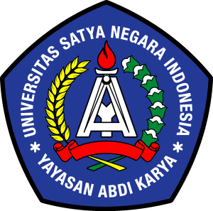 Universitas Satya Negara Indonesia Logo Vector