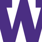 University Of Washington Purple Block W Logo Vector