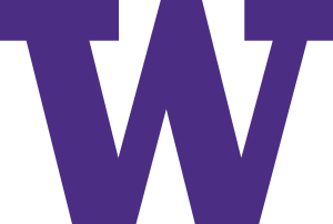 University Of Washington Purple Block W Logo Vector