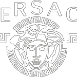 Versace Embossing Logo Vector