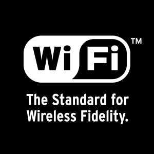 WIFI Standard for Wireless Fidelity Logo Vector