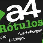 a4 Rotulos Logo Vecto