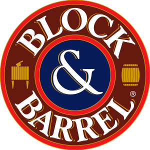 block and barrel Logo Vector