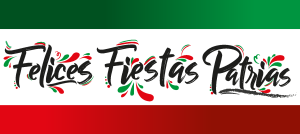 felices fiestas patrias Logo Vector