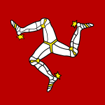 flag of isle of man Logo Vector