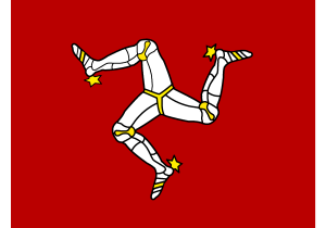 flag of isle of man Logo Vector