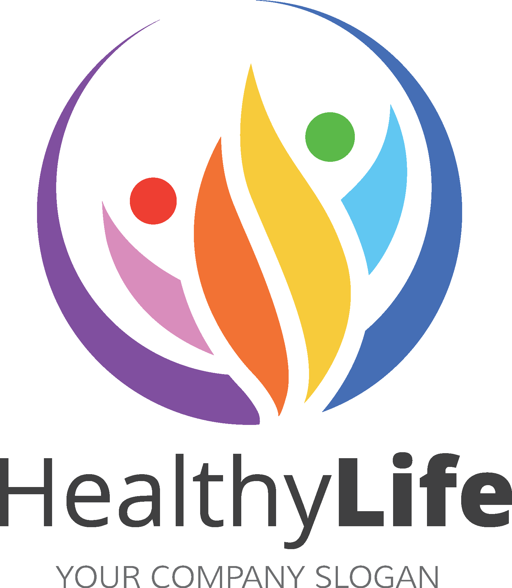 healthy lifestyle Logo Vector - (.Ai .PNG .SVG .EPS Free Download)