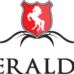 horse and a shield Logo Vecto