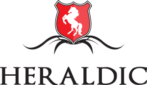 horse and a shield Logo Vecto