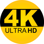 ultra 4k hd Logo Vector