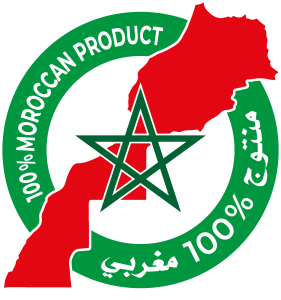 100% moroccan product Logo Vector