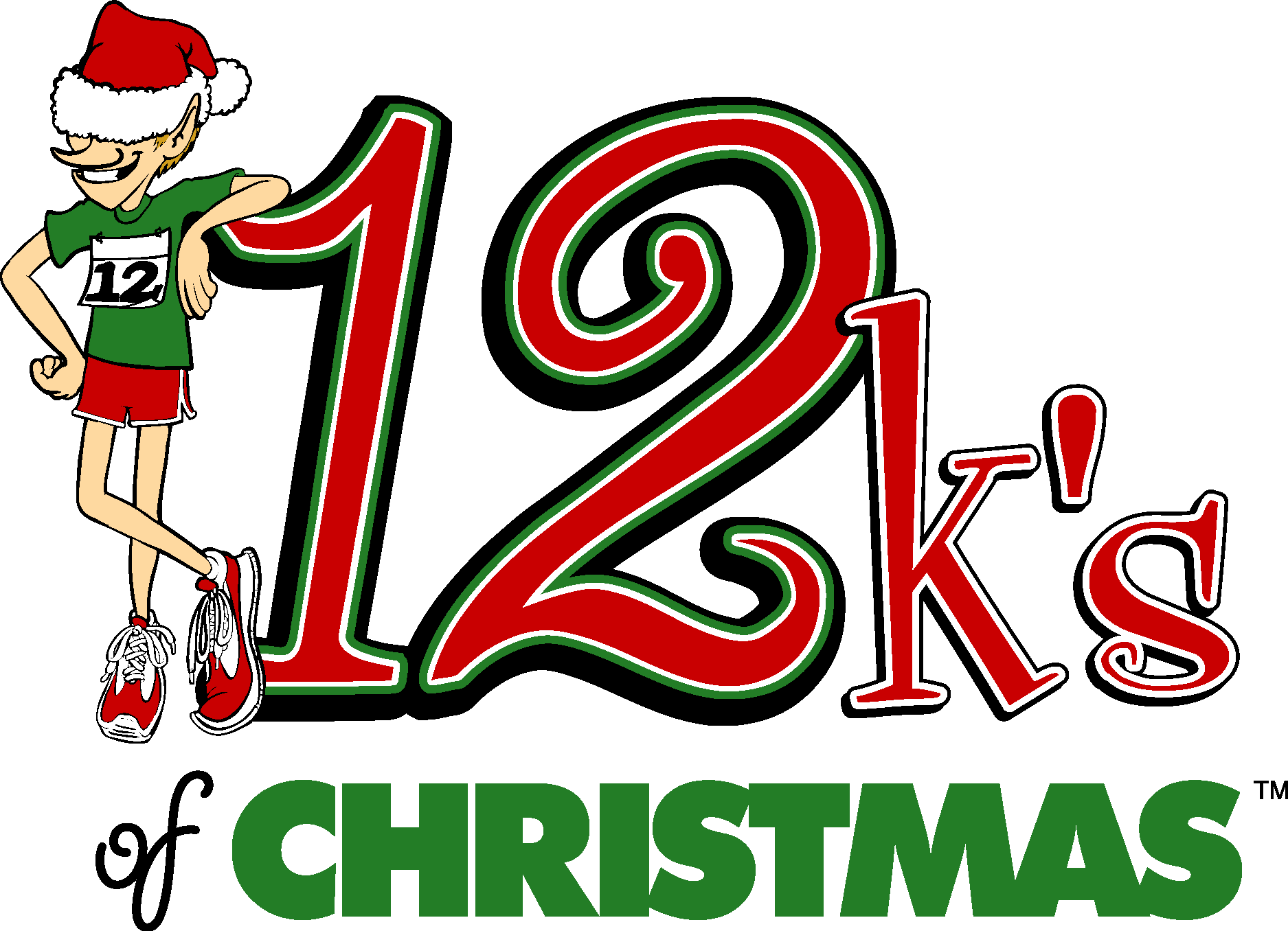 12K’s of Christmas Logo Vector