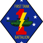 1st Tank Battalion USMC Logo Vector