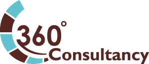 360 Degree Consultancy Logo Vector