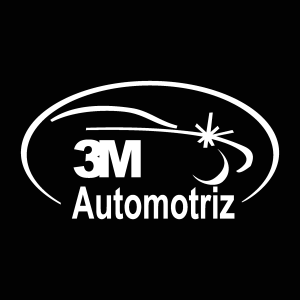 3M Automotriz white Logo Vector