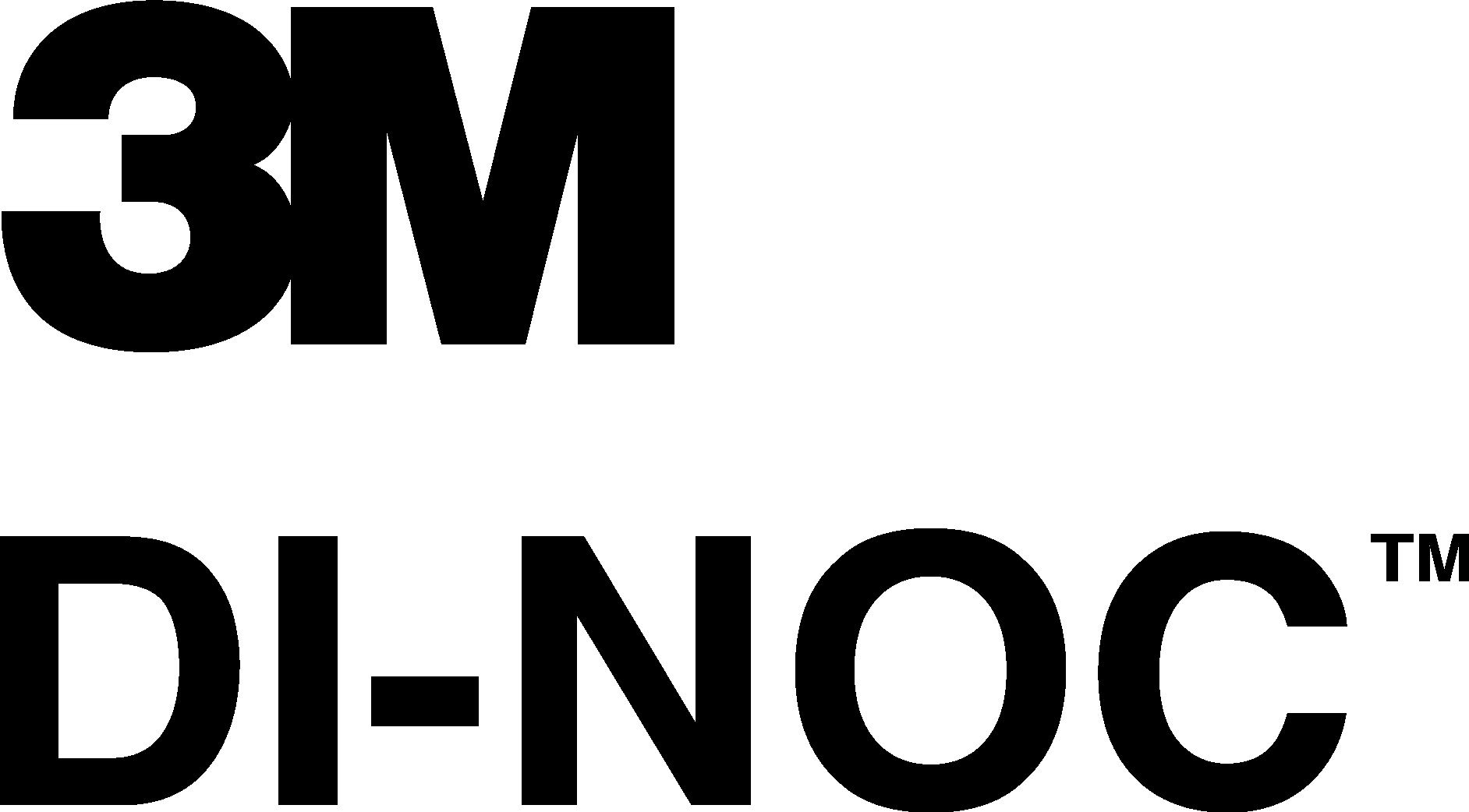 3M DI NOC black Logo Vector