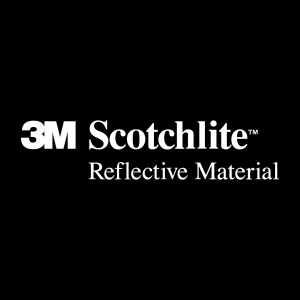 3M Scotchlite Reflective Material white Logo Vector