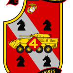 4th Light Armored Reconnaissance Battalion USMCR Logo Vector