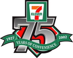 7 Eleven  75 Logo Vector
