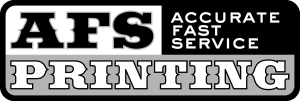 AFS Printing BW Logo Vector