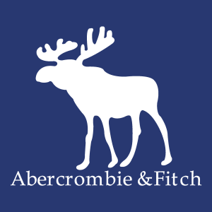 Abercrombie and Fitch White Logo Vector