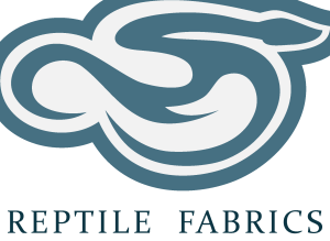 Abstract Blue White Reptile Fabrics Logo Vector
