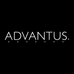 Advantus white Logo Vector