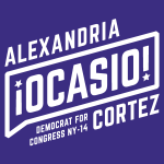 Alexandria Ocasio blue Logo Vector