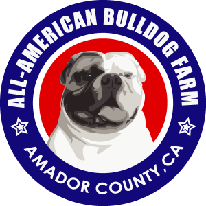All American Bulldog Farm Logo Vector