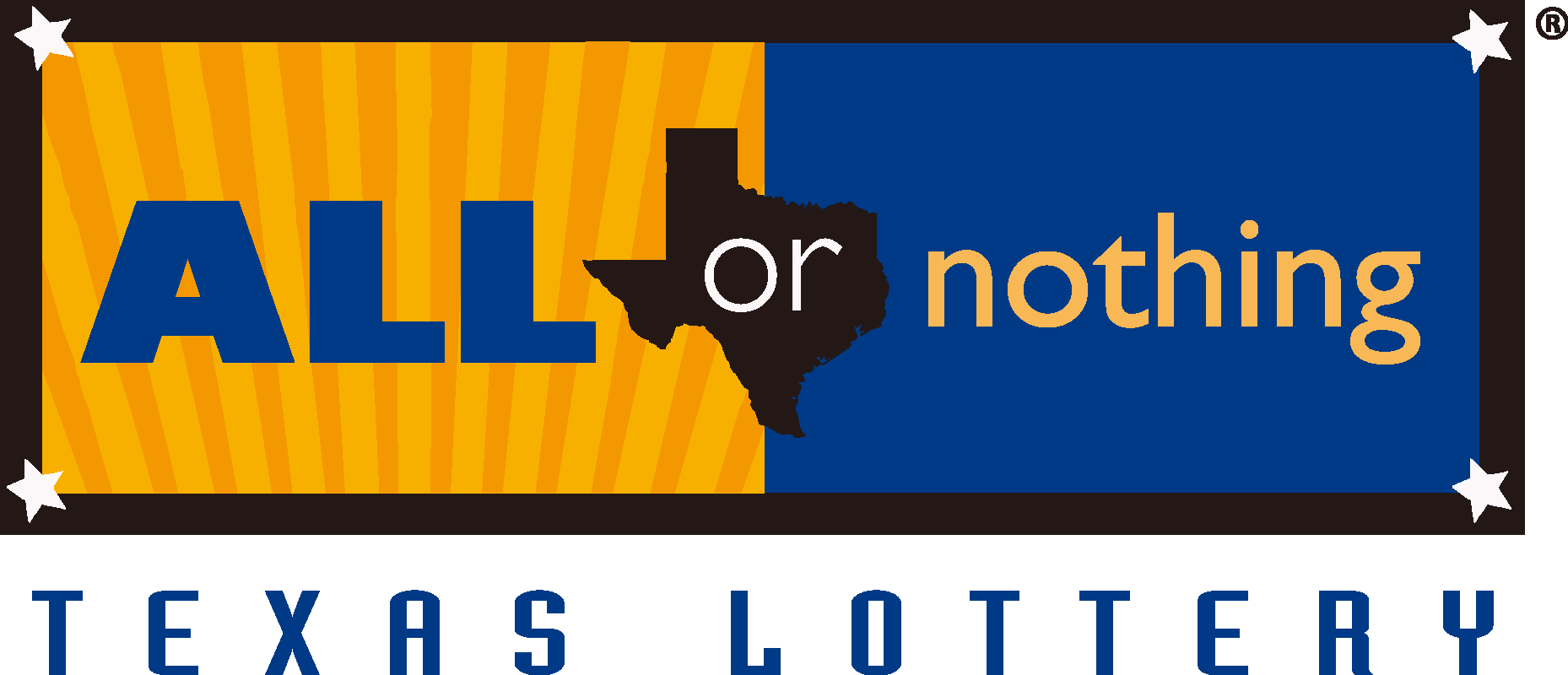 All or Nothing by Texas Lottery Logo Vector