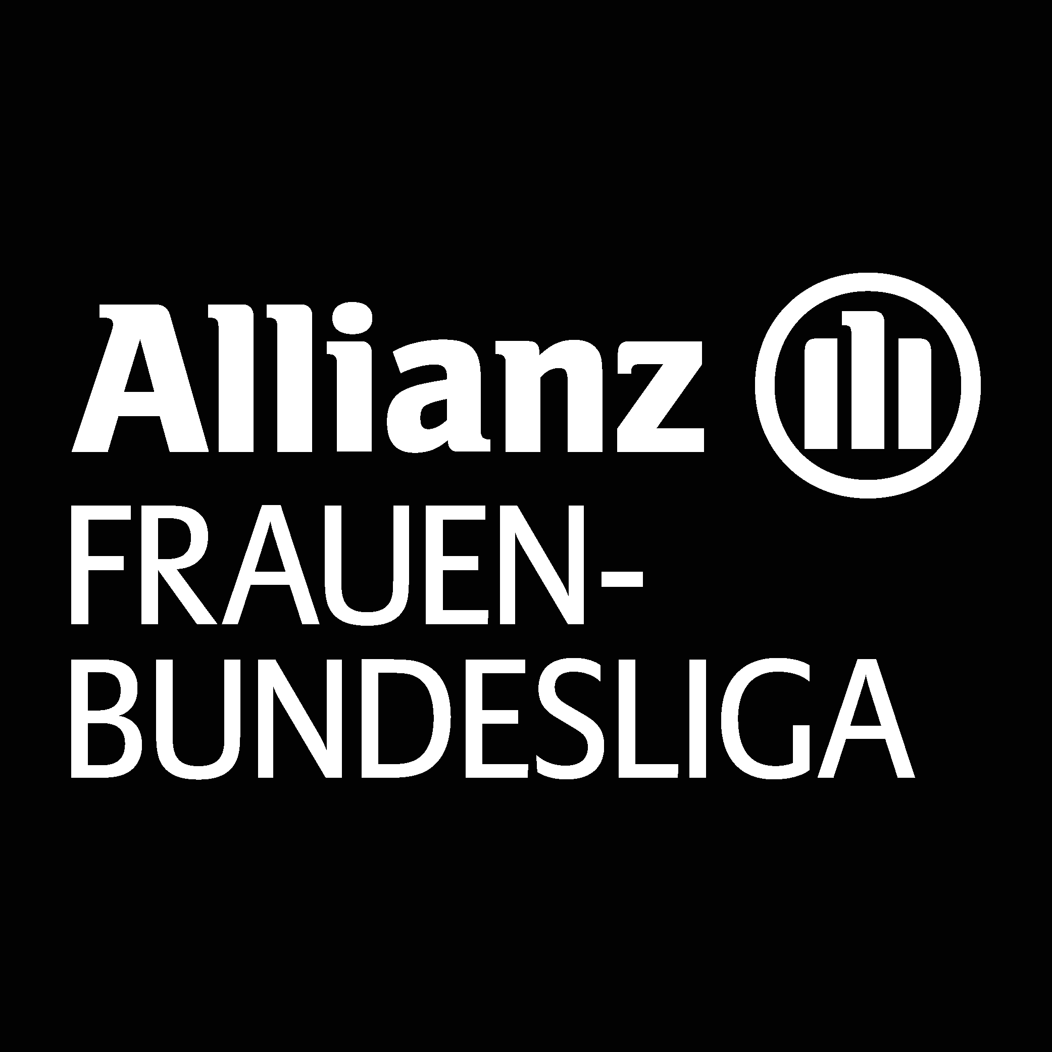 Allianz Frauen Bundesliga white Logo Vector