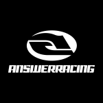 Answer Racing white Logo Vector