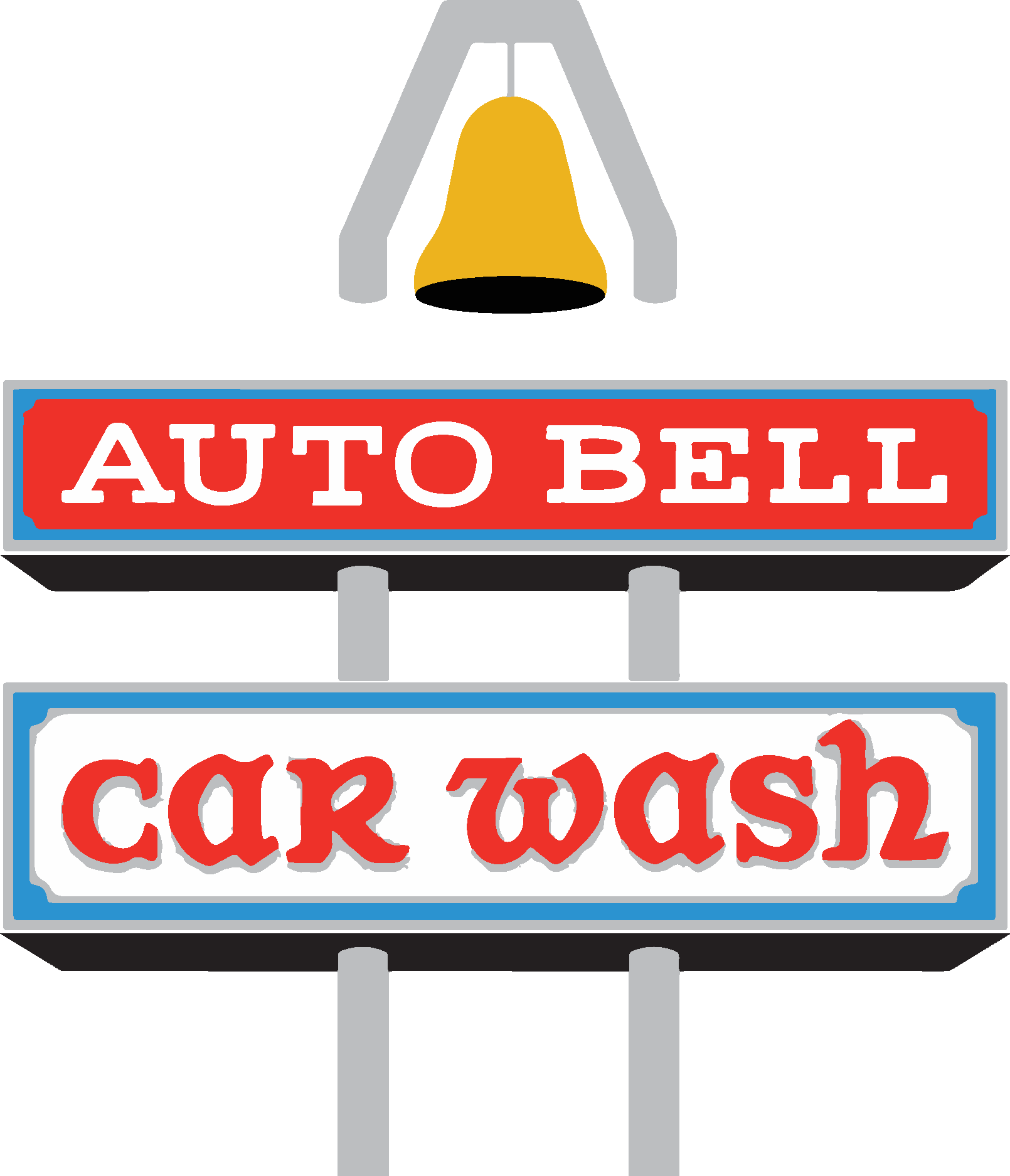 Autobell Car Wash Logo Vector