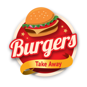 BURGER TAKE AWAY Logo Vector