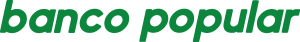 Banco Popular Wordmark Logo Vector
