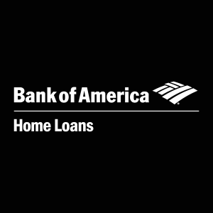 Bank of America Home Loans white Logo Vector
