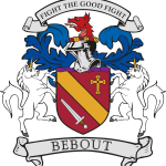 Bebout Family Crest Logo Vector