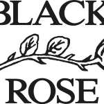 Black Rose Leather Logo Vector