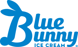 Blue Bunny Ice Cream Logo Vector