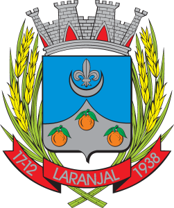Brasão Município de Laranjal   Minas Gerais Logo Vector