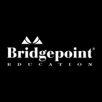 Bridgepoint Education white Logo Vector