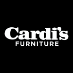 Cardi’s Furniture white Logo Vector