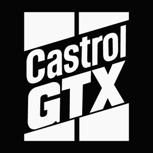 Castrol GTX old white Logo Vector