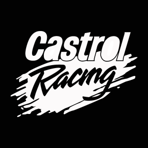 Castrol Racing white Logo Vector