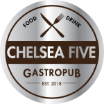 Chelsea Five Gastropub Logo Vector